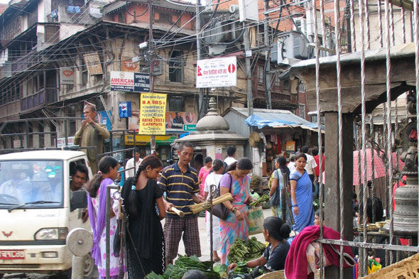 Kathmandu: equilibrio confusión